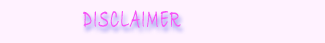 Disclaimer 